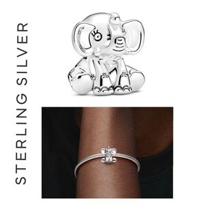 🐘🐘 S925 Sterling Silver Ellie the Elephant Charm